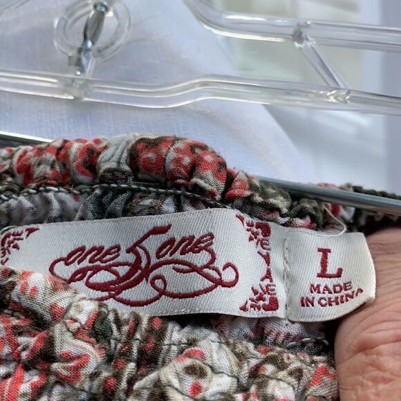 One 5 One size large lounge pants with elastic waist and legs - Picture 6 of 7